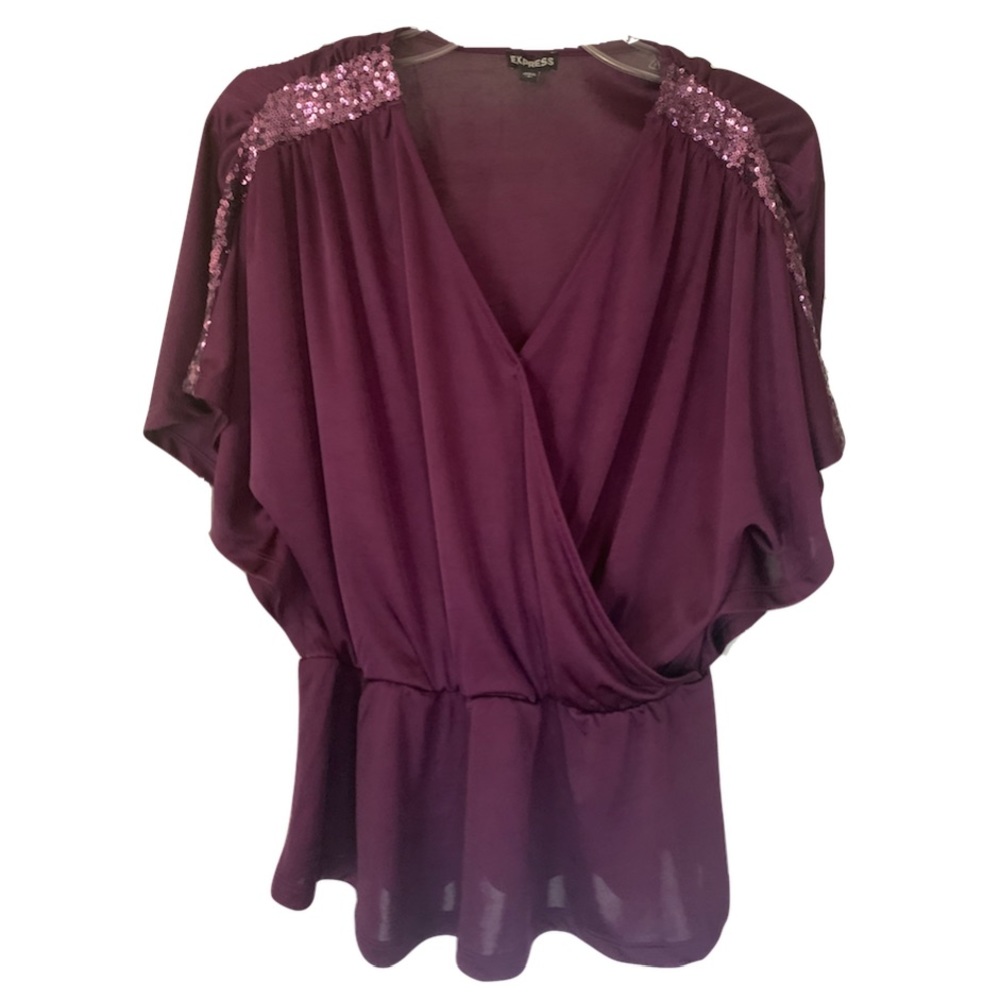 Deep Purple Express Blouse. Size Small.
